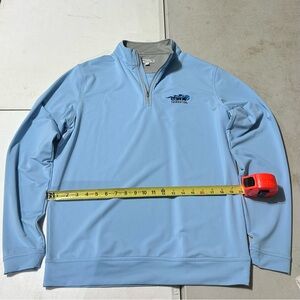 NWOT Peter Millar Crown Comfort Blue USTA Foundation Quarter Zip Men’s Size M